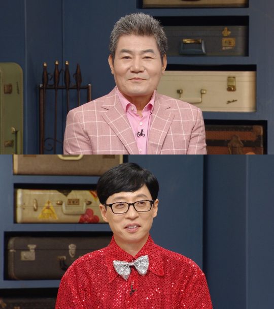 ‘해피투게더4’의 가수 진성(위), 방송인 유재석./사진제공=KBS2