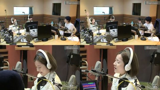가수 벤. / 제공=MBC FM4U ‘정오의 희망곡 김신영입니다’ 보이는라디오 방송화면