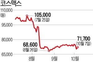 화장품 ODM株 실적 '부진의 늪'…코스맥스 주가 반년 만에 반토막