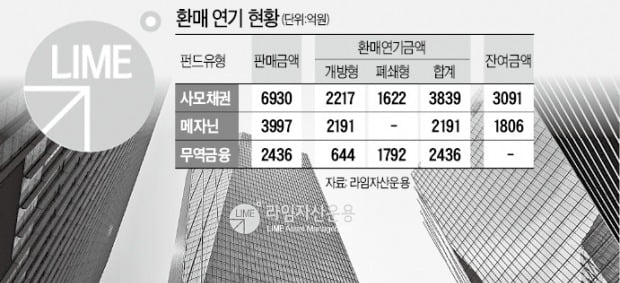 라임운용 "펀드 환매 중단 최대 1.3兆"…5년 동안 돈 묶일 수도