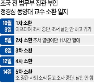 뇌종양·뇌경색 진단 받은 정경심…검찰 '불구속 기소' 쪽에 무게 두나