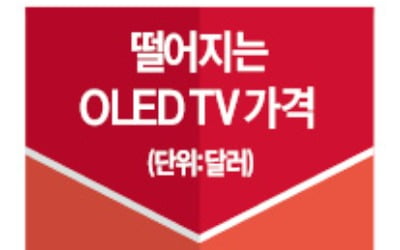 내년 'OLED TV 시대' 활짝 열리나…"평균 판매價 첫 2000달러 밑으로"