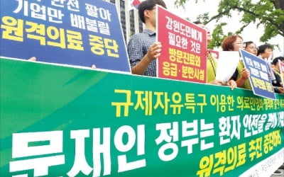 원격의료 20년째 시범사업만…票계산에 발목잡힌 유망 신산업