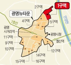 광명1구역, 내년 상반기 주민 이주…3585가구 건립