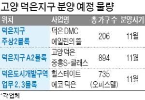 마포옆 서울 생활권 '고양 덕은지구' 내달 분양 잇달아