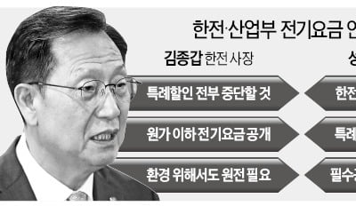 脫원전 2년만에…한전·산업부, 전기요금 충돌