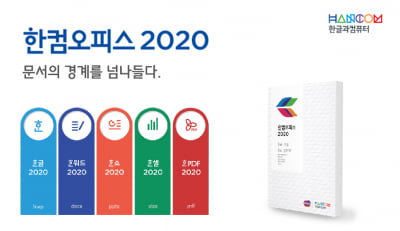 한컴, 인공지능·클라우드·블록체인 무장한 '한컴오피스 2020' 출시