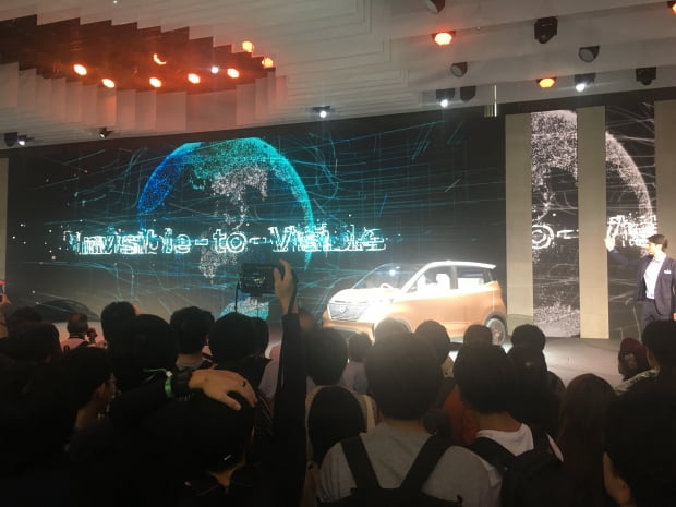 '도쿄모터쇼 2019'에서 자율주차 기술을 선보인 닛산자동차