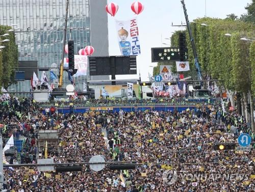 한국당 "촛불집회는 좌파준동 사기"…檢 개혁집회 맹비난