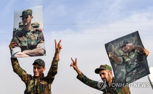 시리아 정부군 '쿠르드 독립국 상징' 코바니 진입
