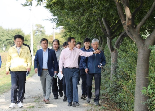 평택시 도시밖 맑은바람 끌어올 '바람길숲' 조성 시작