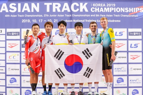 한국 사이클, 아시아선수권 금메달 13개로 종합 우승