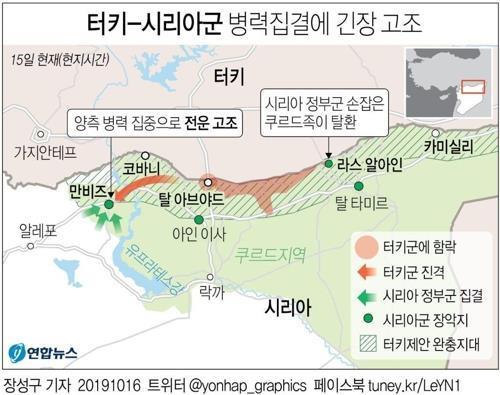 푸틴-에르도안, "쿠르드 민병대 시리아 '안전지대'서 철수" 합의