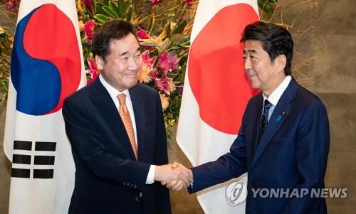 日외무성 "아베 총리, 이총리에 국가 간 약속 준수 요구"