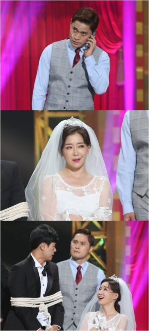 &#39;서프라이즈&#39; 배우 김하영, &#39;개콘&#39;에서도 결혼식...깜짝 게스트