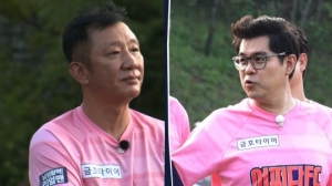 '뭉쳐야 찬다' 허재 vs 김용만, 73인분 한우 회식 걸고 '치열한 승부'