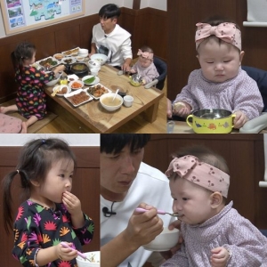 '슈돌' 홍경민 딸 라임, 인생 첫 어른 음식 맛보다...반응은?