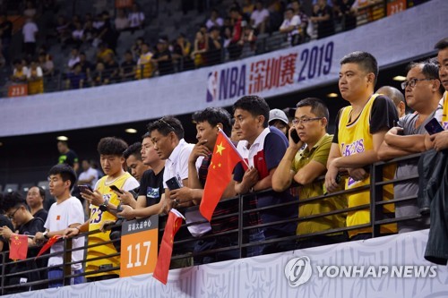 중국서 NBA 경기 다시 중계…'홍콩 지지' 휴스턴은 제외