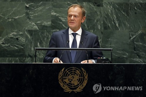 EU 투스크 "브렉시트 합의 여전히 가능하다는 신호 받았다 "