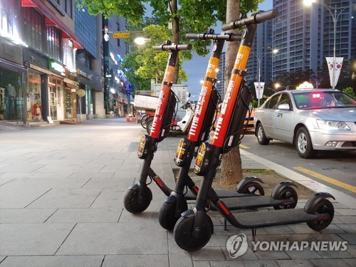 전동킥보드 등 개인모빌리티 2년간 인명사고 289건…사망 8건