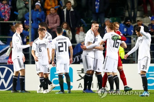 10명 싸운 독일, 유로 예선서 에스토니아 3-0 완파