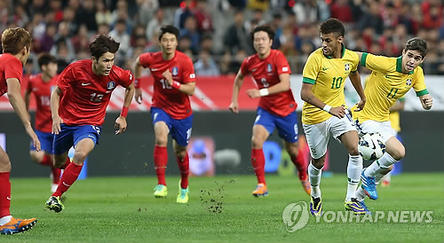 브라질축구협회 "11월 19일 UAE 아부다비서 한국과 친선경기"