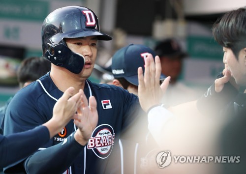 김재환 "시리즈 MVP 생각해본 적 없다. 매 경기 잘하고 싶을뿐"