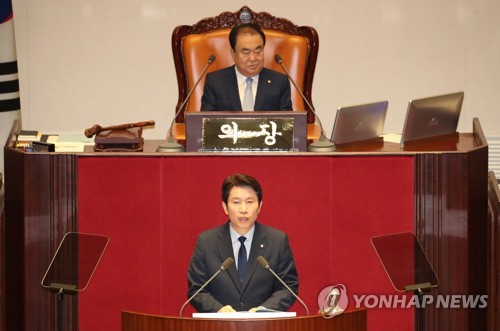 이인영, 오늘 교섭단체 대표연설…檢개혁·민생경제 강조 전망