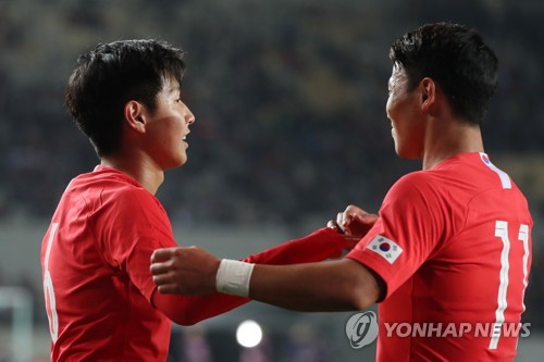 막내형 이강인, A매치 첫 공격포인트 '중원 조율사 인증!'(종합)