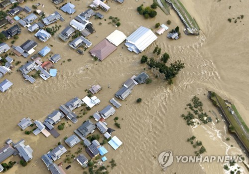 하기비스 강타한 일본서 수십명 사망·실종…폭우에 열도 물바다