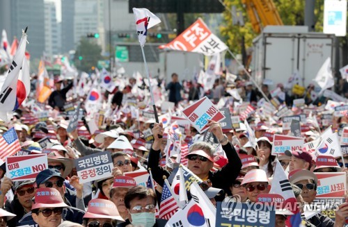 한국당, 조국 사퇴 후 첫 장외집회…"무능·위선정권 심판 시작"