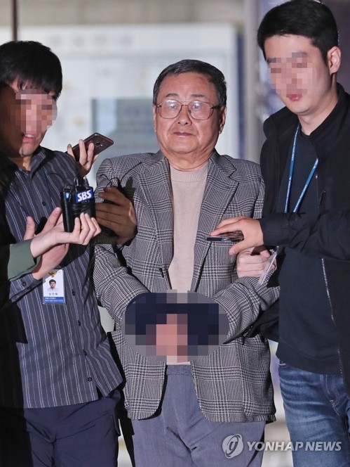 '가사도우미 성폭행' 김준기 전 DB회장 검찰 송치