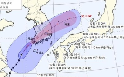 태풍 '미탁' 상륙 빨라져…오늘밤 9∼10시 전남 해안 도착