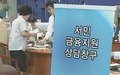 "4대 서민금융 채무자 절반은 추가 대출…대부분 고금리"