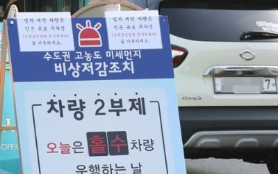 내일 미세먼지 비상저감조치 않는다…예비조치 조기 해제