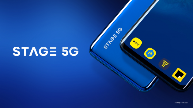 스테이지파이브는 고성능 5G 퀄컴 칩셋, 카카오의 주요 서비스가 탑재된 '스테이즈(STAGE) 5G' 스마트폰을 인포마크와 협력해 국내시장에 본격 출시한다고 4일 밝혔다.(사진=스테이지파이브)