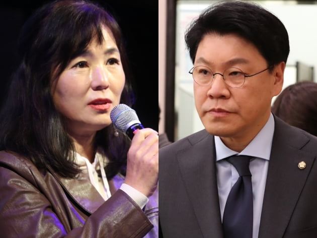 공지영 작가, 장제원 자유한국당 의원/사진=연합뉴스