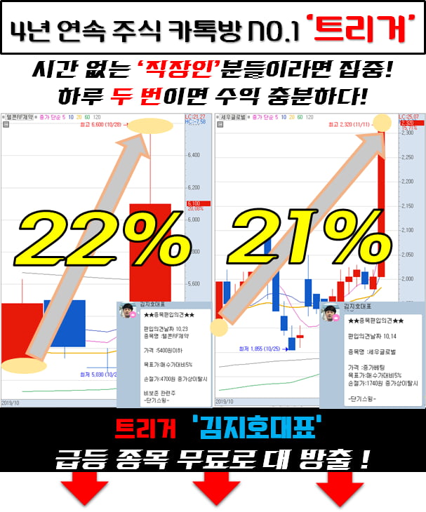 직장인에게 딱 맞는 종목 추천!