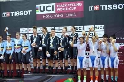 사이클 여자 단체추발, 월드컵 첫 동메달