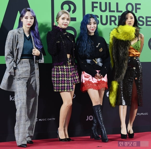 [포토] 마마무, '화려한 의상에 눈길' (2019 멜론뮤직어워드)