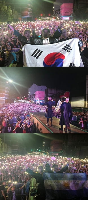 몬트, 아르헨티나 한국문화의 날 초청…9만 명 현지 팬 사로잡은 ‘애국돌’
