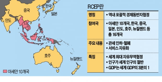 세계 최대 경제블록 RCEP, 인도 빠진 '반쪽 타결'