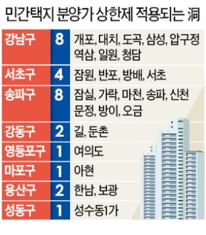 개포·반포·한남…27개 洞에 '분양가 상한제'