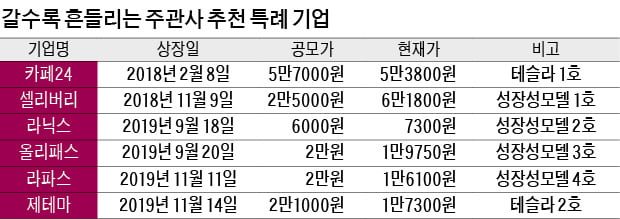 달리던 '테슬라·특례 상장' 기업, 잔치 끝났나