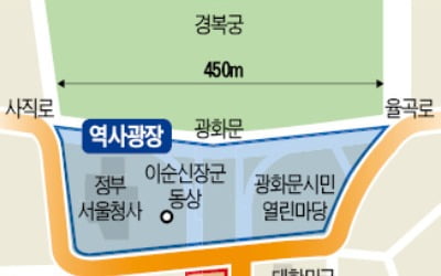 "재검토한다더니"…서울시, 광화문광장 공사비 600억 책정