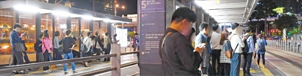 ‘2019년 사회조사’ 결과에 따르면 가구의 77%가 “내년 살림이 올해보다 나빠지거나 그대로일 것”이라고 답했다. 시민들이 서울역 환승센터에서 버스를 기다리고 있다. /김범준 기자 bjk07@hankyung.com 