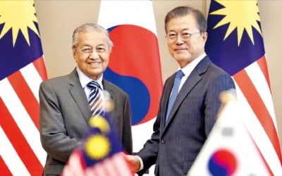 韓·말레이시아 정상회담…"내년 전략적 동반자 관계로 격상"