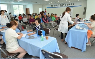 쌍용양회, 강원 동해와 영월에서 의료지원 등 봉사 활발