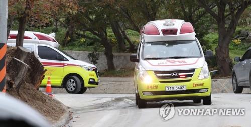 '독도 헬기사고' 유실 실종자 수습 시신 동산병원 안치