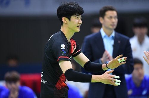 장병철 '절친' 최태웅 또 울렸다…한국전력, 현대에 3-1 승리(종합)